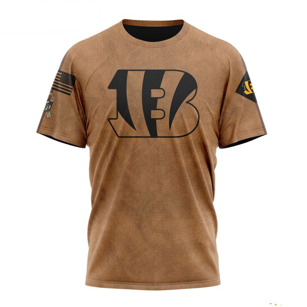 NFL Cincinnati Bengals T-Shirt Special Salute To Service For Veterans Day T-Shirt