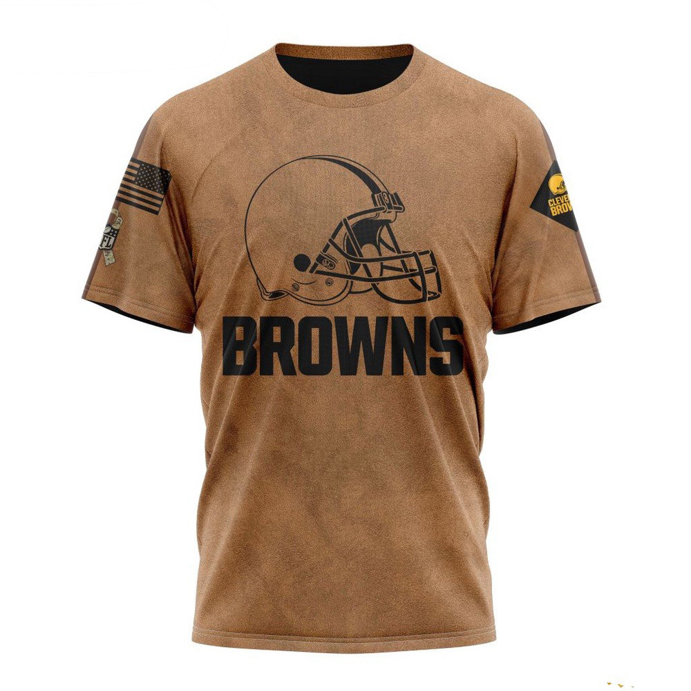 NFL Cleveland Browns Shirt Special Salute To Service For Veterans Day T-Shirt Gift For Fans