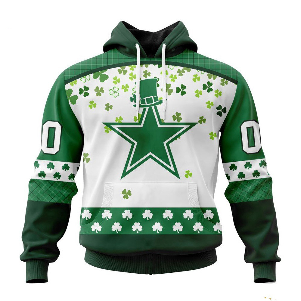 NFL Dallas Cowboys St Patrick's Day 3D Hoodie Football Related Gifts