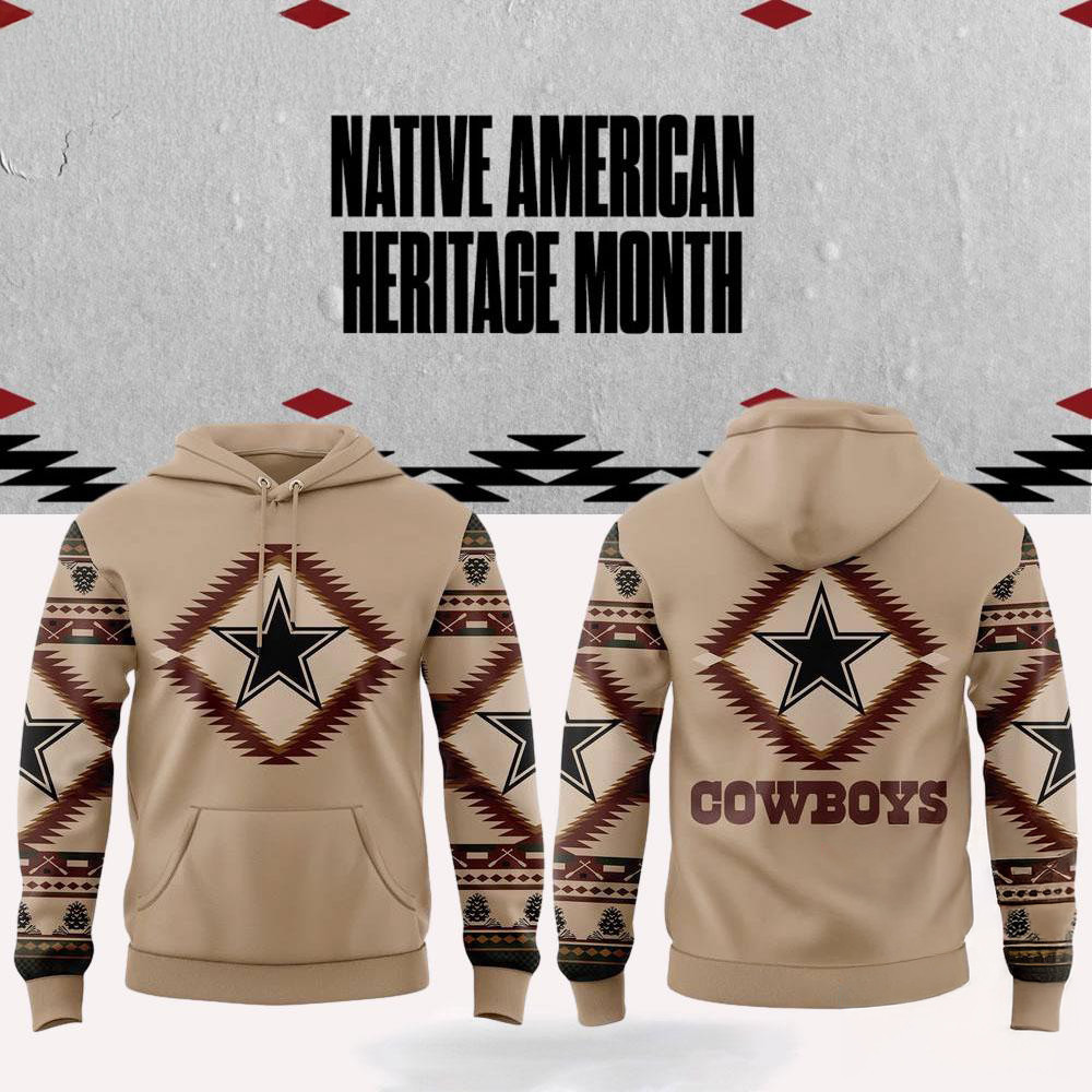 NFL Dallas Cowboys x National Native American Heritage Month Hoodie Football Themed Gifts