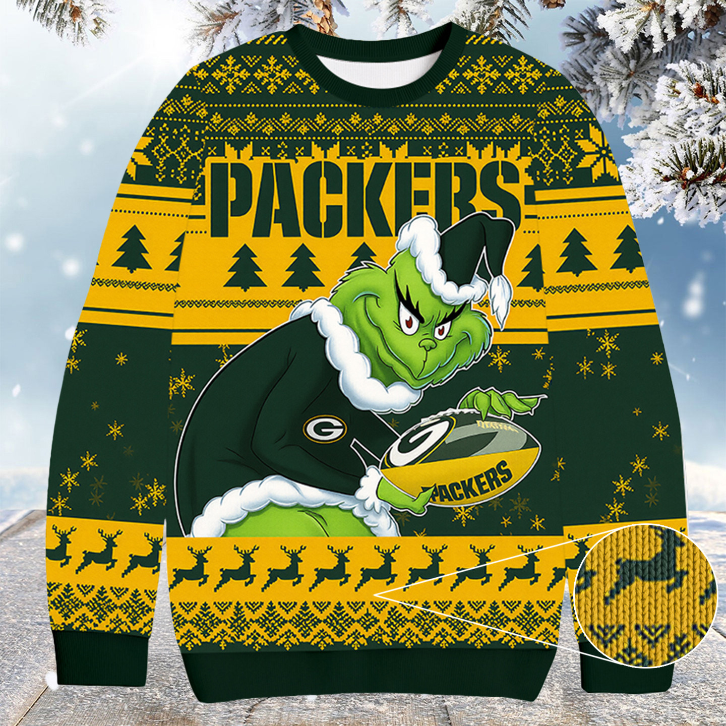 NFL Green Bay Packers Football Christmas Ugly Sweater Good Christmas Gifts