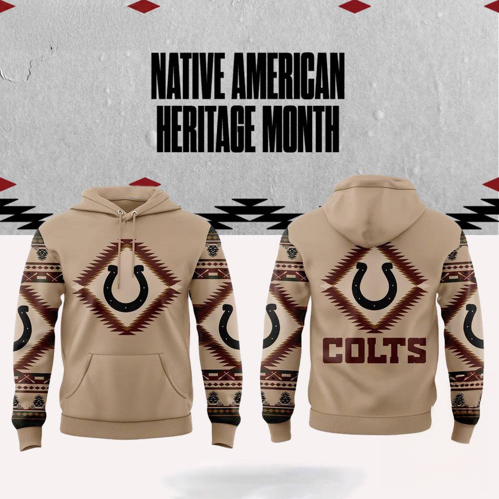 NFL Indianapolis Colts x National Native American Heritage Month Hoodie Gift For Husband