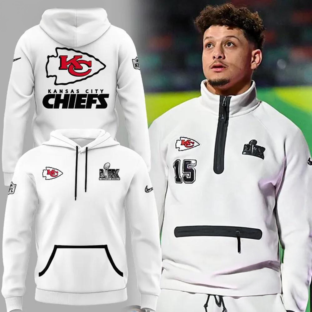NFL Kansas City Chiefs Super Bowl LIX 2025 Champions Hoodie Football Lovers Gifts