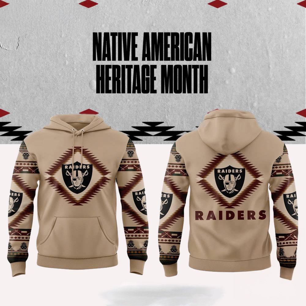 NFL Las Vegas Raiders x National Native American Heritage Month Hoodie Gift For Fan