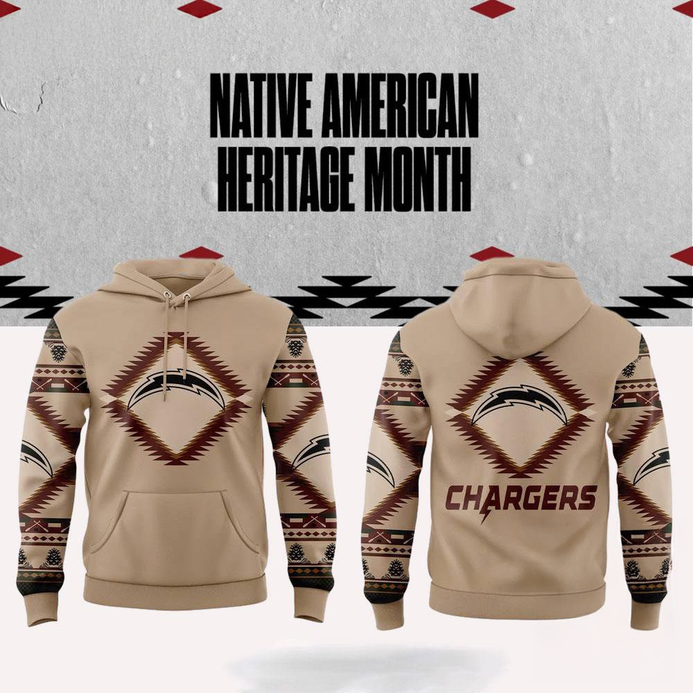 NFL Los Angeles Chargers x National Native American Heritage Month Hoodie Gift For Fan