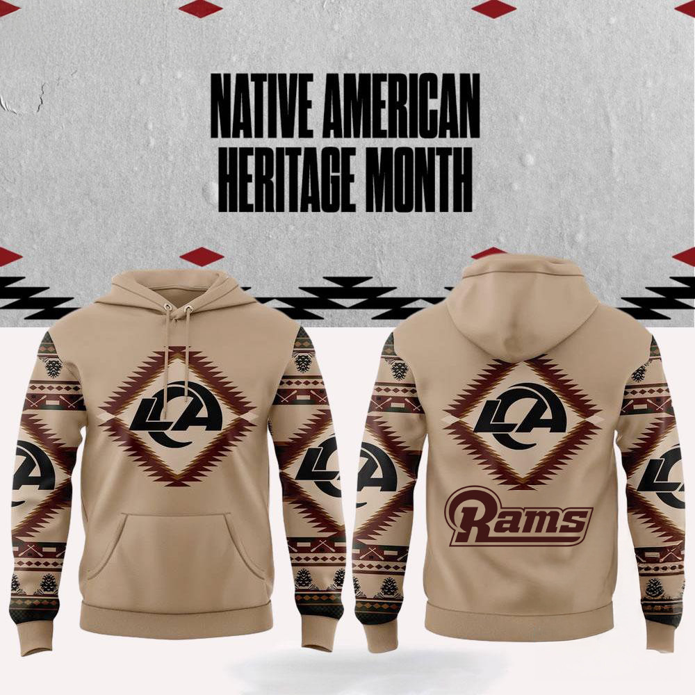 NFL Los Angeles Rams x National Native American Heritage Month Hoodie Gift For Dudes