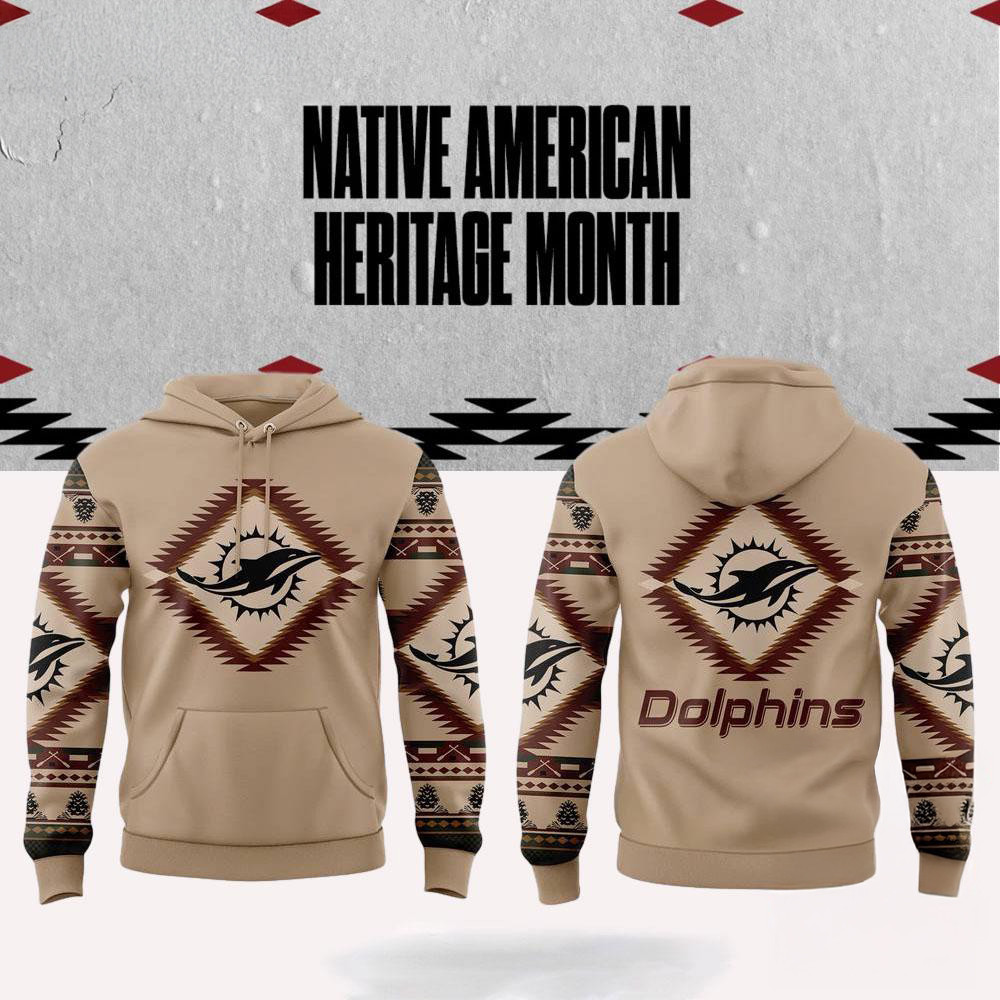 NFL Miami Dolphins x National Native American Heritage Month Hoodie Gift For Him