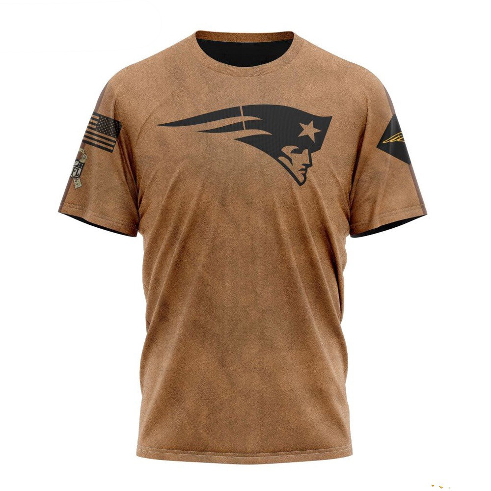 NFL New England Patriots Salute To Service For Veterans Day T-Shirt Football Lovers Gifts