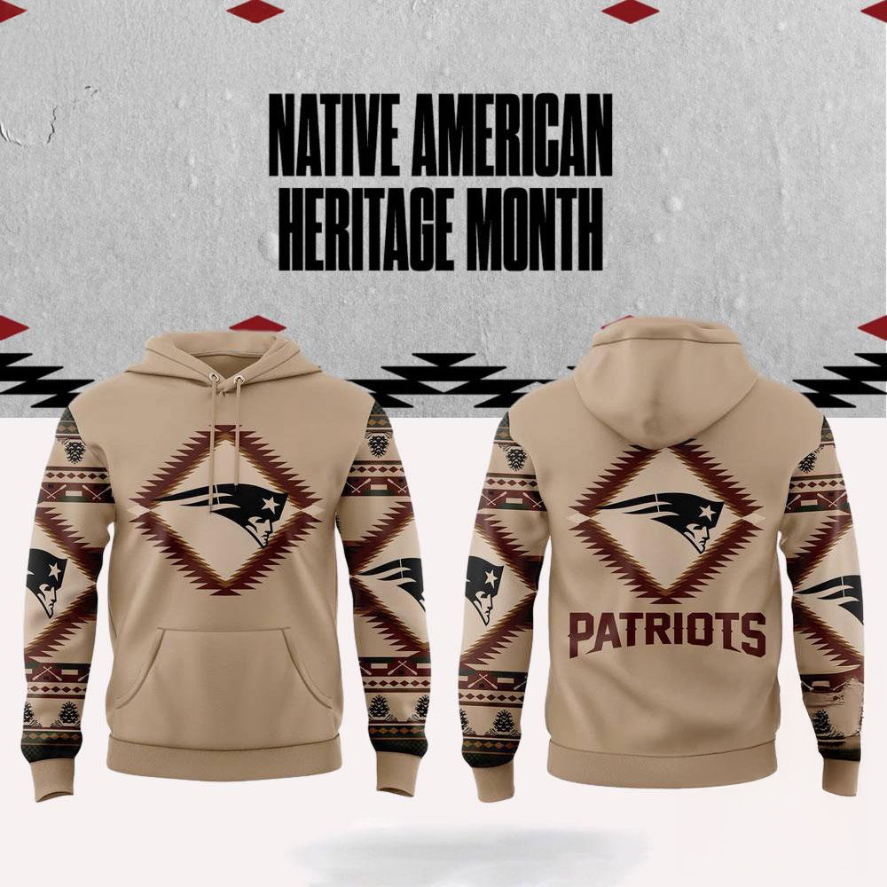 NFL New England Patriots x National Native American Heritage Month Hoodie Gift For Football Fan