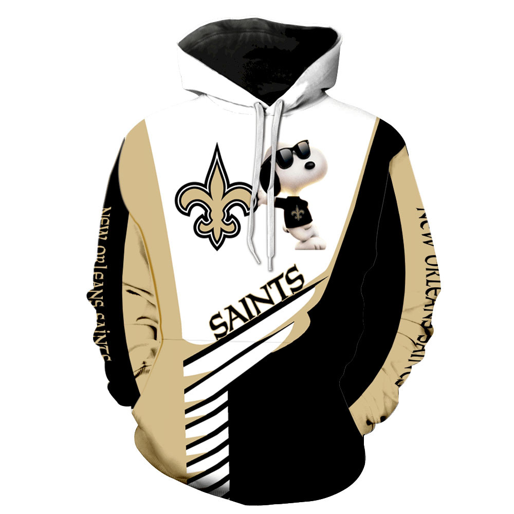NFL New Orleans Saints Snoopy Hoodie Funny Gifts For Football Lovers