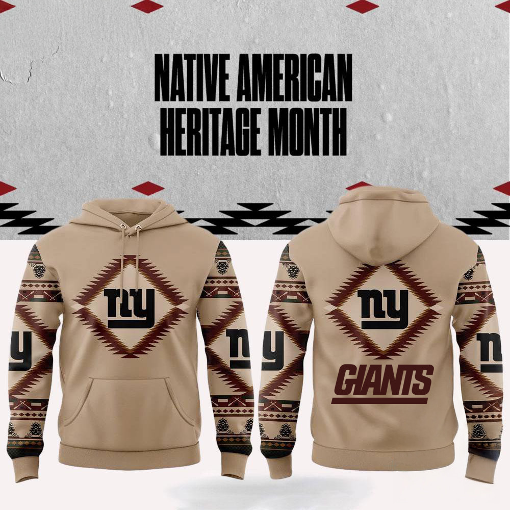 NFL New York Giants x National Native American Heritage Month Hoodie Football Fan Gift Ideas