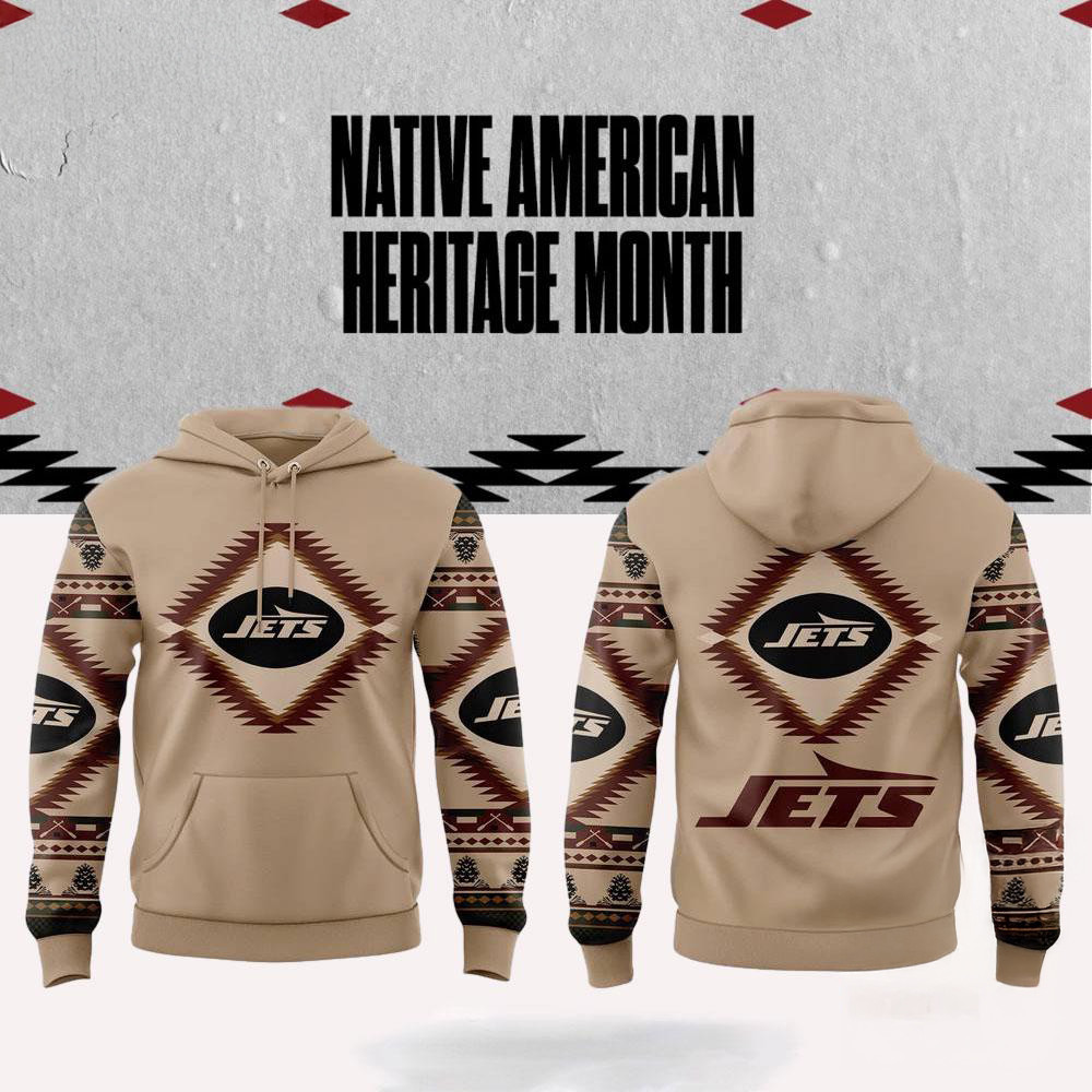 NFL New York Jets x National Native American Heritage Month Hoodie Presents For Football Lovers