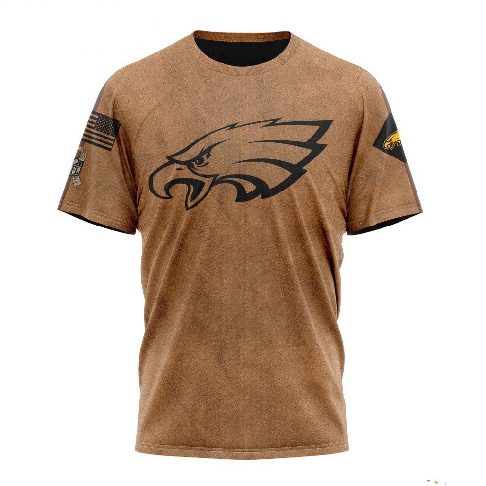 NFL Philadelphia Eagles Salute To Service For Veterans Day T-Shirt Best Gifts For Football Fans