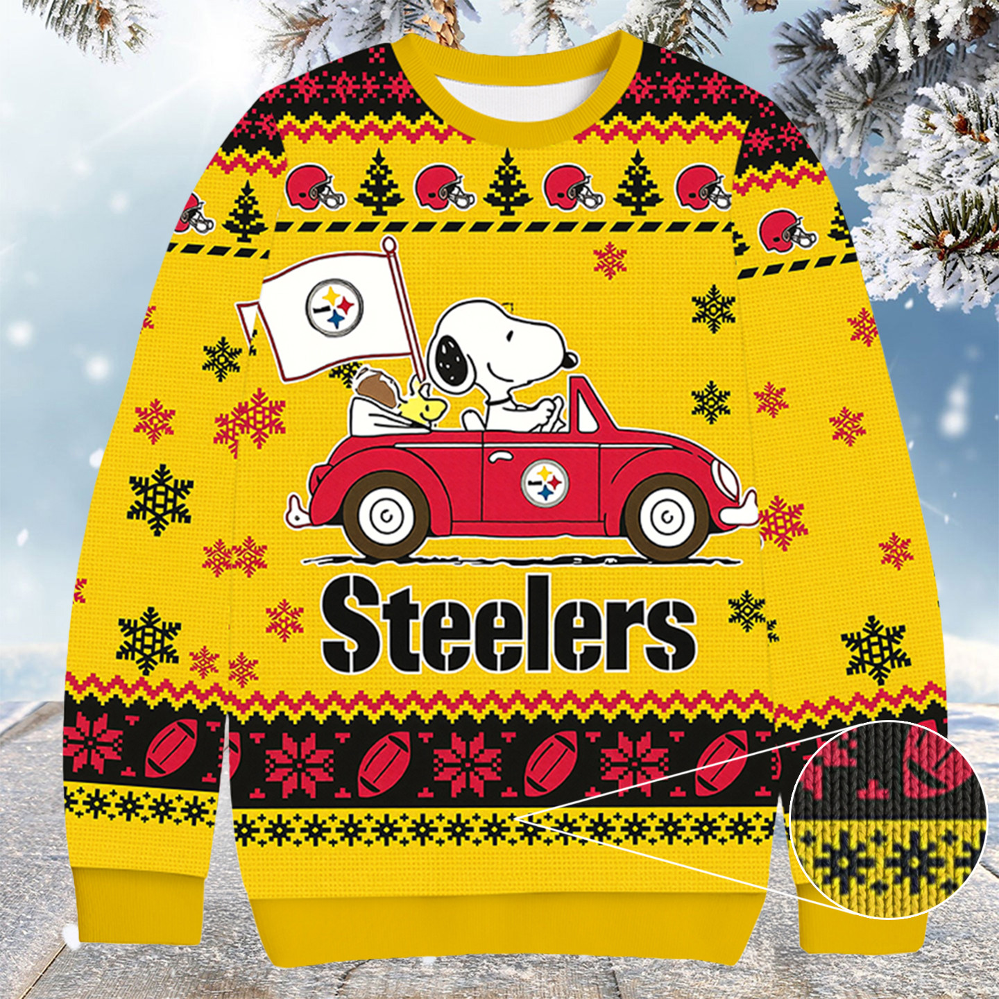 NFL Pittsburgh Steeler Christmas Ugly Sweater Secret Santa Present Ideas