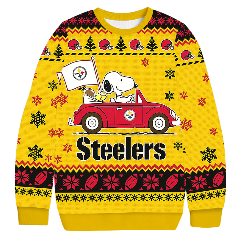 Nfl Pittsburgh Steeler Christmas Ugly Sweatshirt Festive Xmas Winter Sweater Gift Ideas Nfl Pittsburgh Steeler Christmas Ugly Sweatshirt Festive Xmas Winter Sweater Gift Ideas
