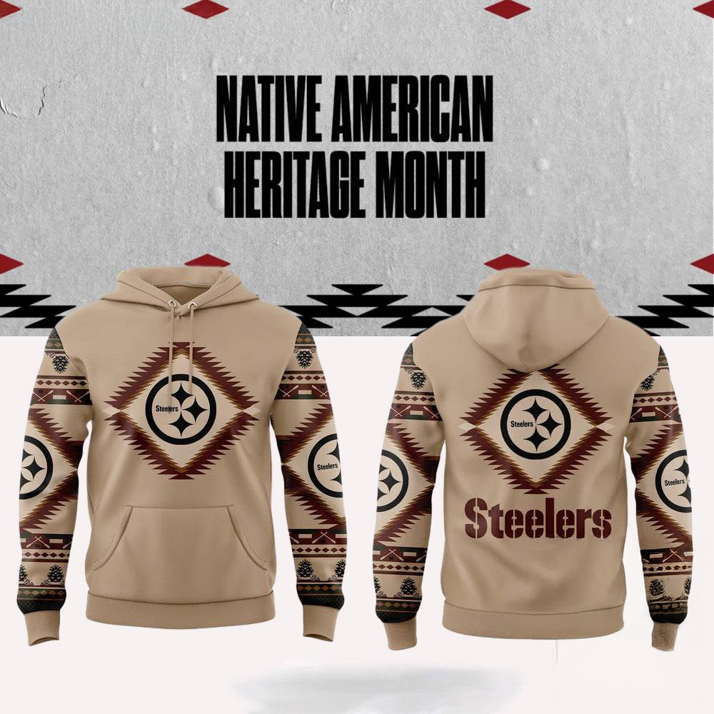 NFL Pittsburgh Steelers x National Native American Heritage Month Hoodie Gift For Fan