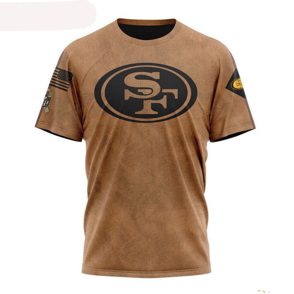 NFL San Francisco 49ers Salute To Service For Veterans Day Shirt Football Gifts For Men