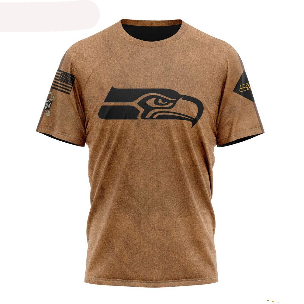NFL Seattle Seahawks Salute To Service For Veterans Day T-Shirt Presents For Football Lovers