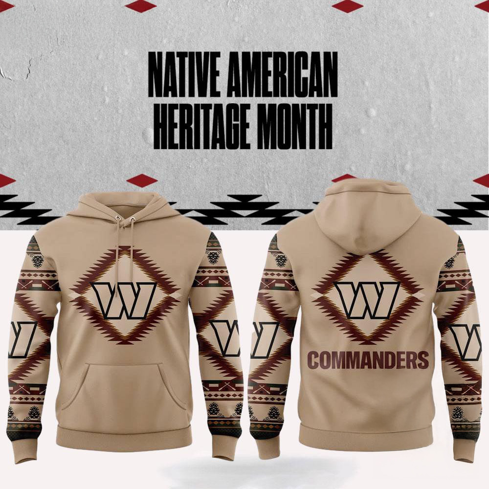 NFL Washington Commanders x National Native American Heritage Month Hoodie Gifts For Men