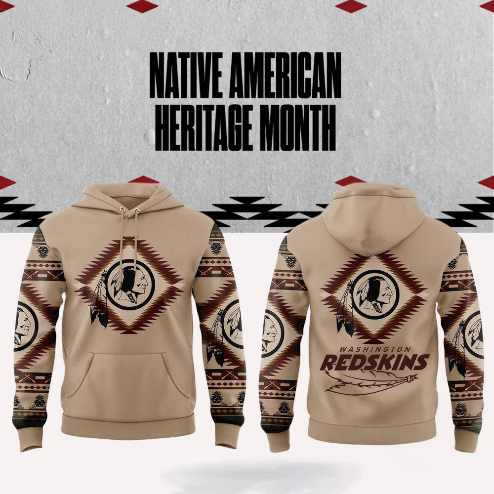 NFL Washington Redskins x National Native American Heritage Month Hoodie Gifts For Son