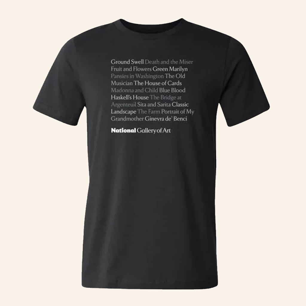 NGA Merch National Gallery Of Art Works Of Art T-Shirt Gift Ideas For Wife NGA Merch National Gallery Of Art Works Of Art T-Shirt Gift Ideas For Wife