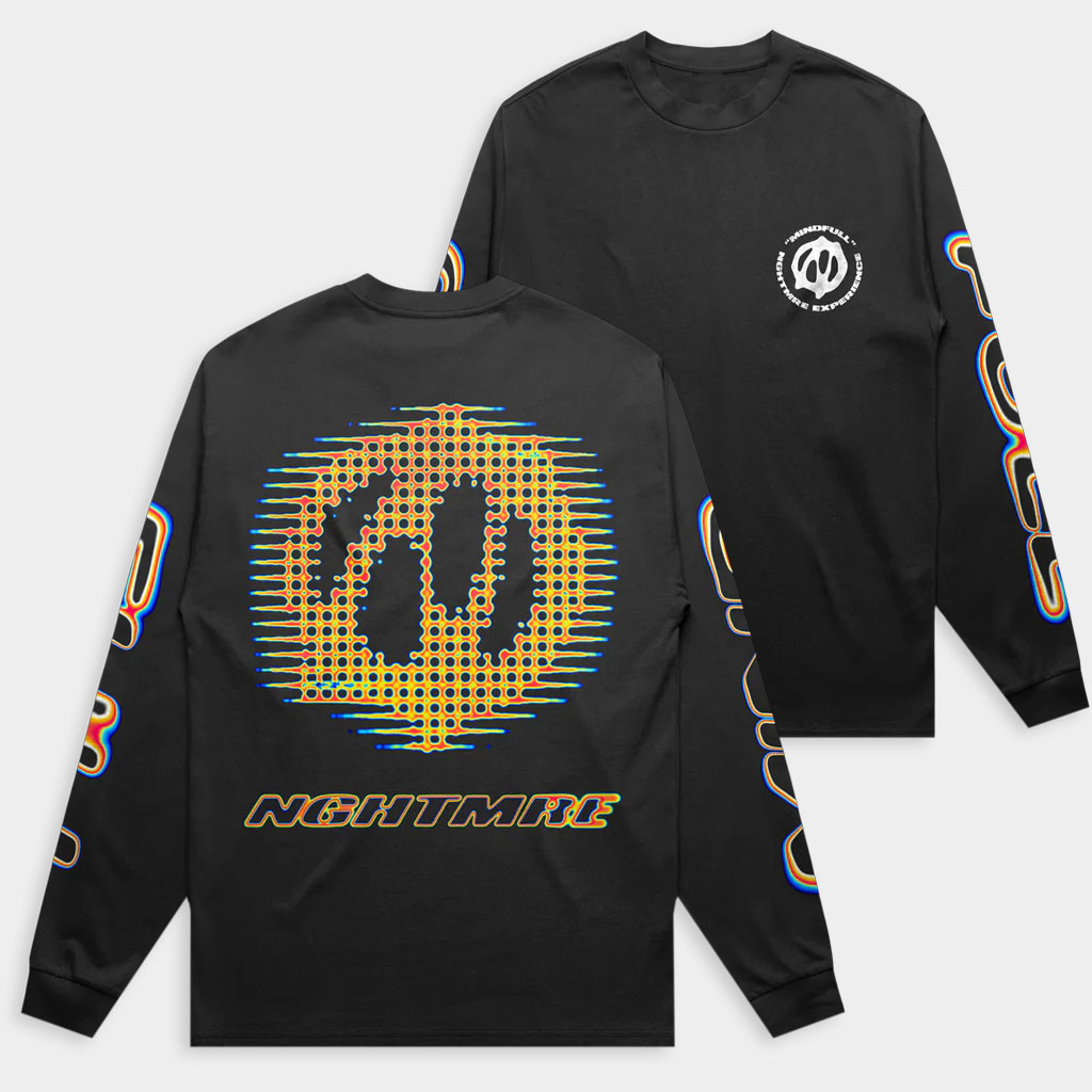 Nghtmre Merch Nghtmre Heatmap Logo Long Sleeve T-Shirt Cool Gifts For DJ Fans