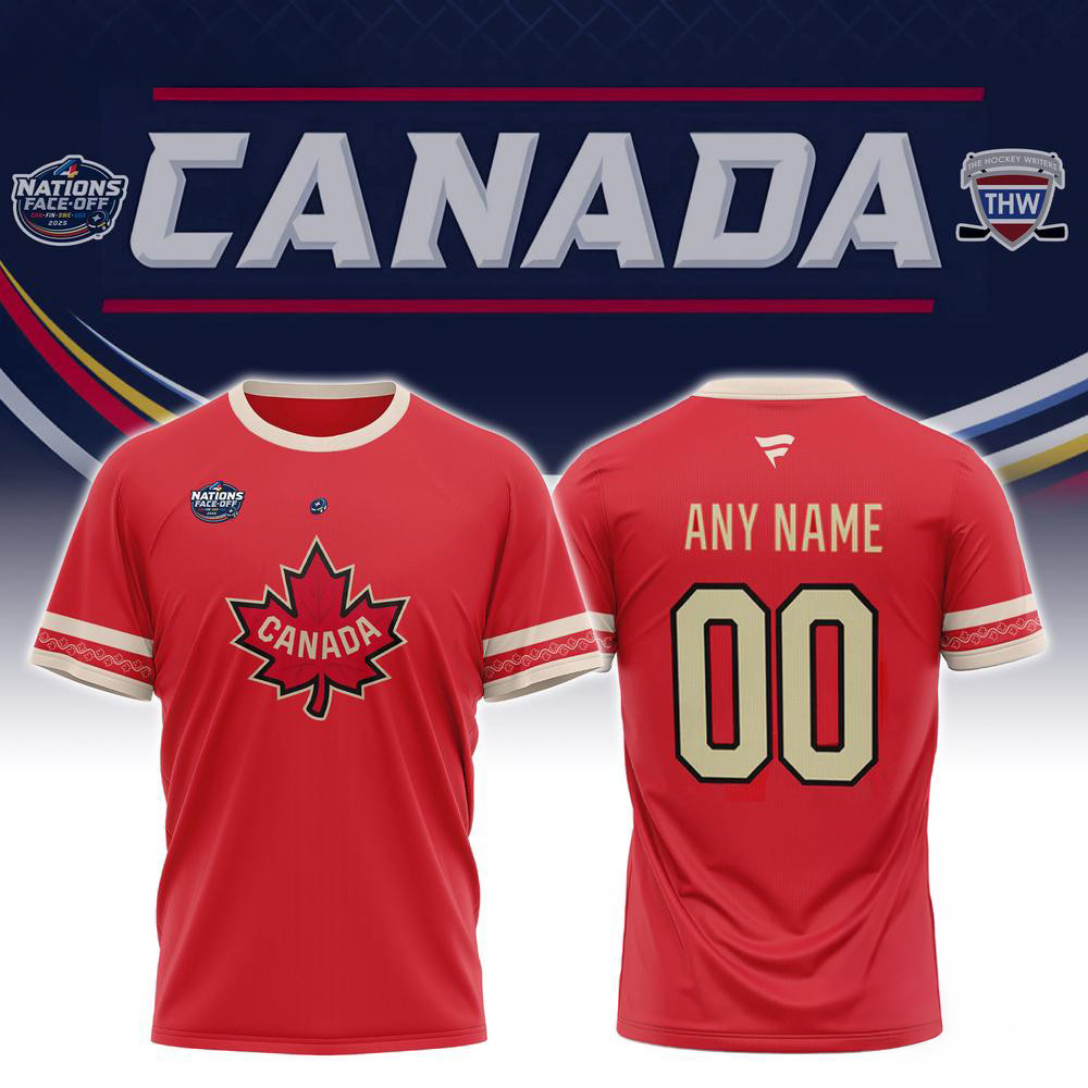 NHL 4 Nations Canada T-Shirt Gifts For Hockey Fan