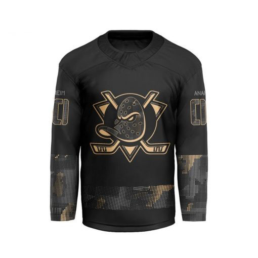 NHL Anaheim Ducks x Military Appreciation Jersey 2025 Gifts For Hockey Fan