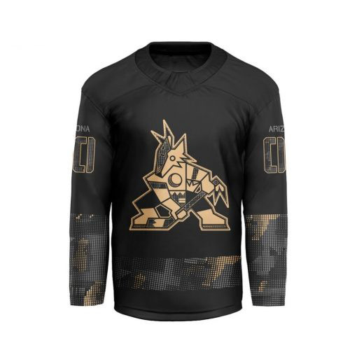 NHL Arizona Coyotes x Military Appreciation Jersey 2025 NHL Gifts For Fans