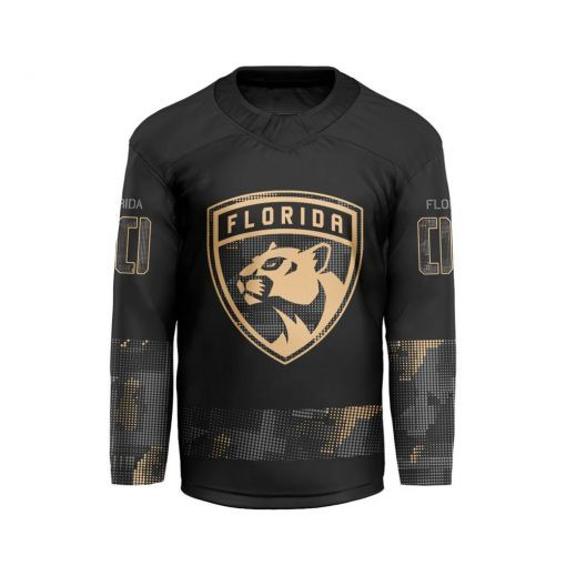 NHL Florida Panthers x Military Appreciation Jersey Gifts For Hockey Enthusiasts