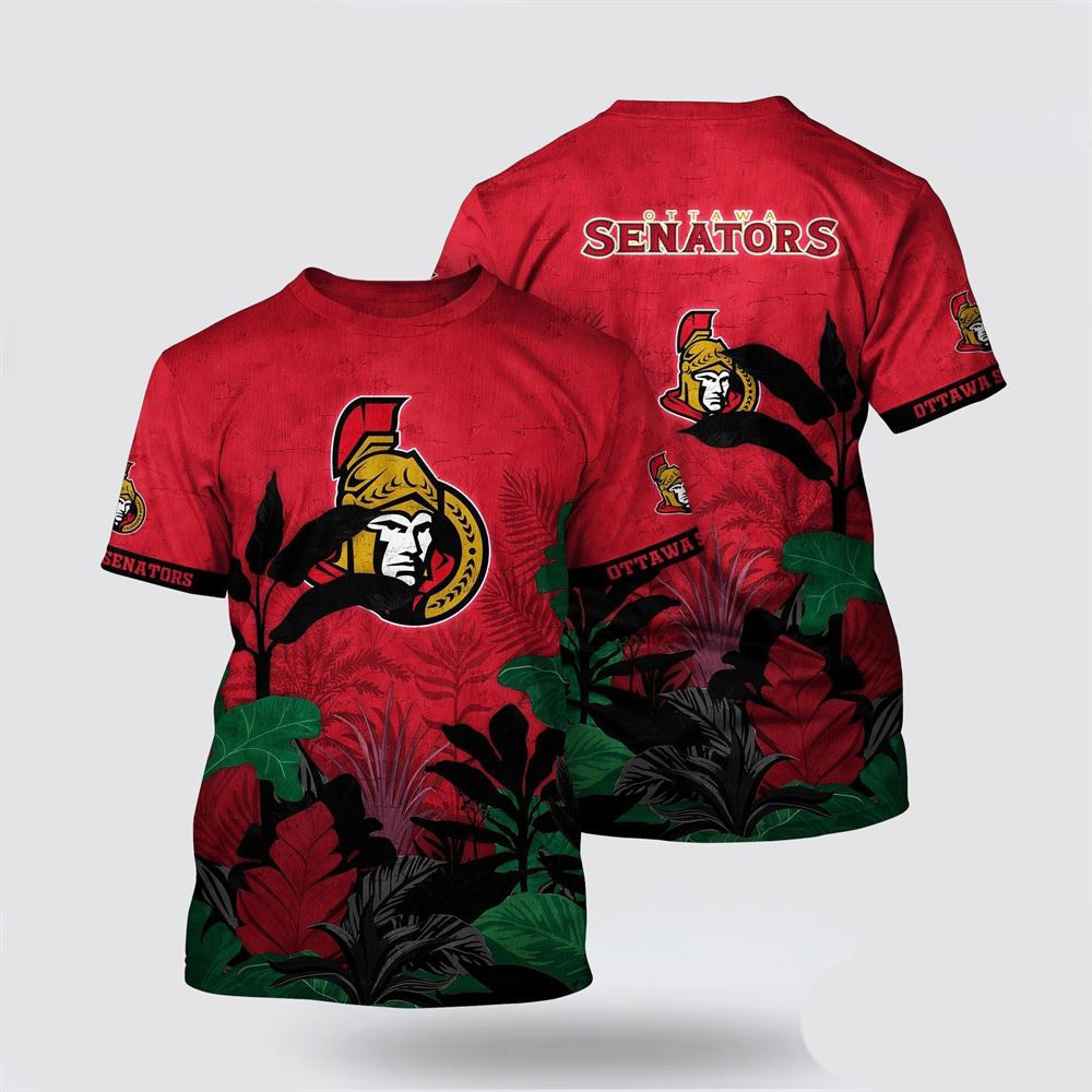 NHL New York Islanders Tropical Forest Motifs Summer T-Shirt Gift Ideas For Hockey Fans