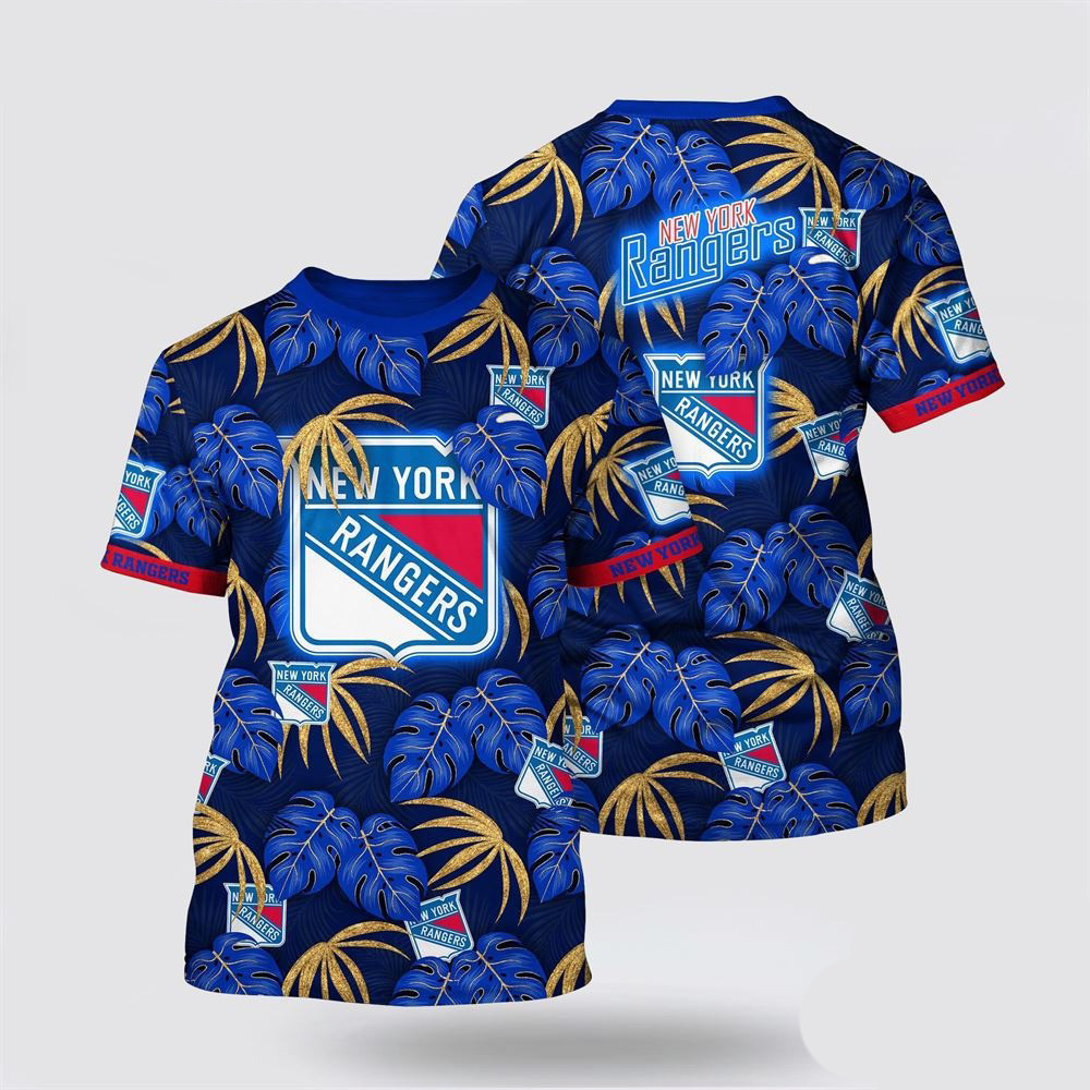 NHL New York Islanders Tropical Motifs Summer T-Shirt Gifts For Hockey Enthusiasts