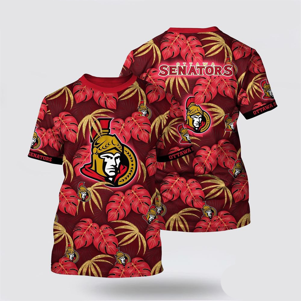 NHL New York Islanders Tropical Motifs Summer T-Shirt NHL Gifts For Fans