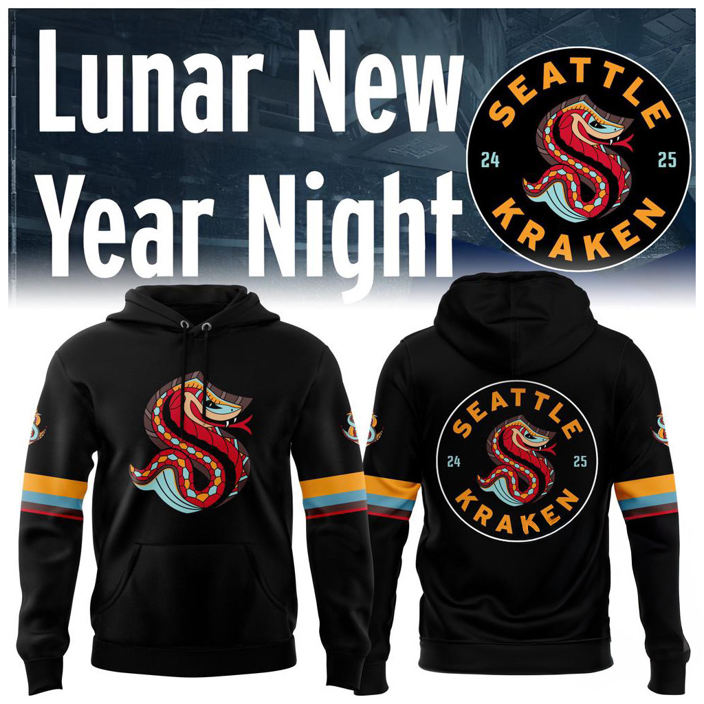NHL Seattle Kraken Lunar New Year Night 2025 Hoodie Gifts For Fan