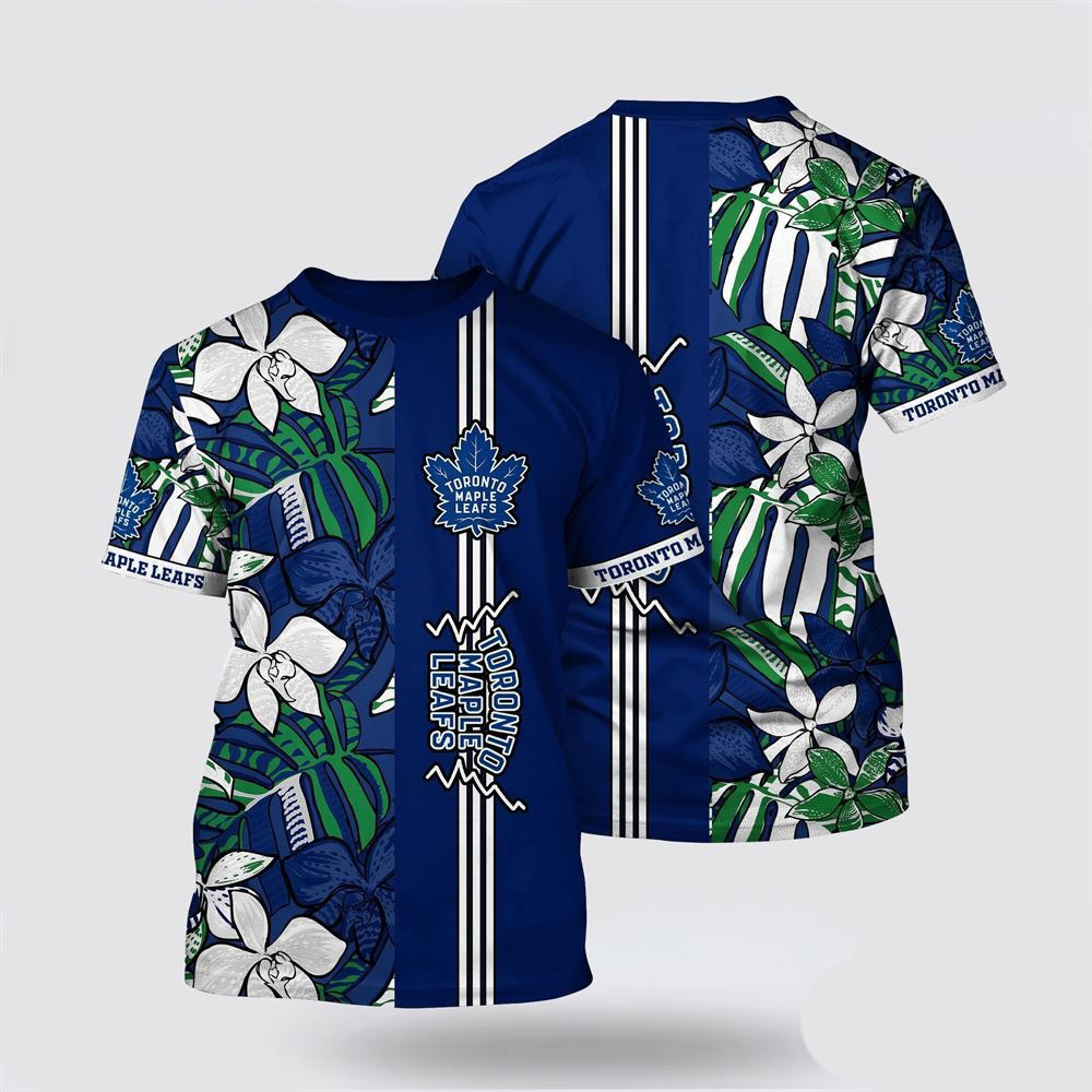 NHL Toronto Maple Leafs Tropical Forest Floral Pattern Summer Shirt Unique Gifts For Hockey Fans
