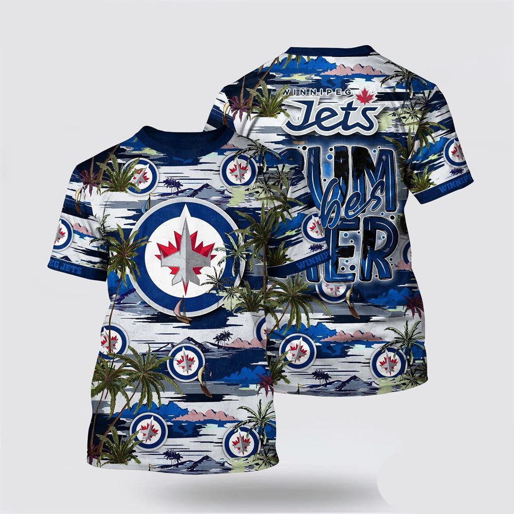 NHL Winnipeg Jets Tropical Desert Island Motif Summer Shirt Unique Gifts For Hockey Fans