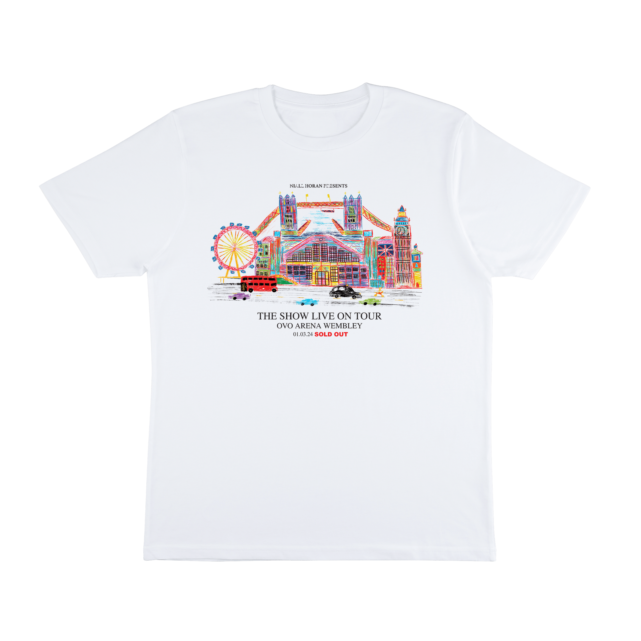 Niall Horan Merch Niall Horan London Illustration T-Shirt Father's Day Presents For Son