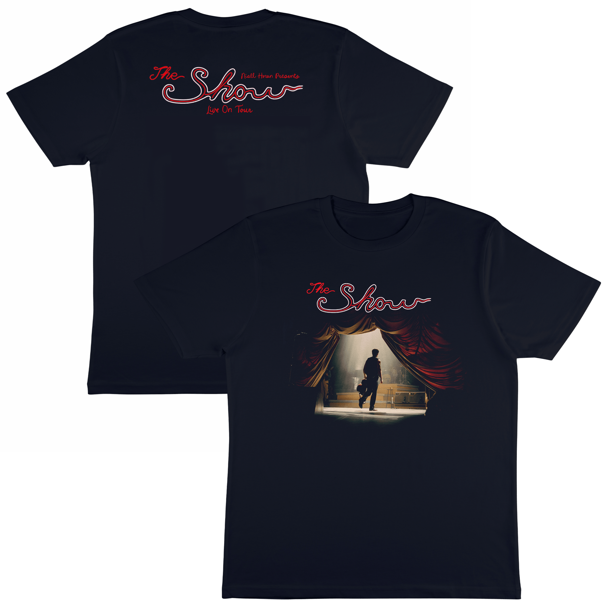 Niall Horan Merch Niall Horan The Show Photo Tour Navy T-Shirt Awesome Mother's Day Gifts 2025