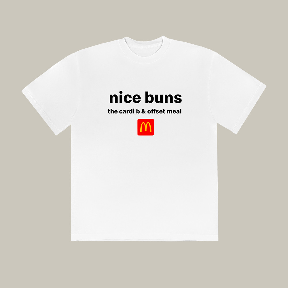 Nice Buns The Cardi B And Offset Meal T-Shirt Cardi B Lover Shirt Unique Gift For Fans