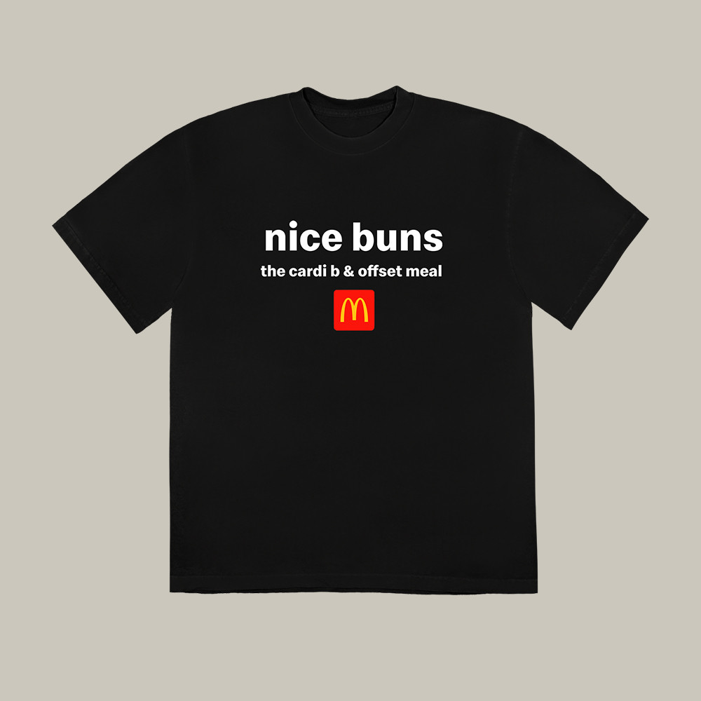 Nice Buns The Cardi B And Offset Meal T-Shirt Streetwear Apparel Cardi B Fan Gift