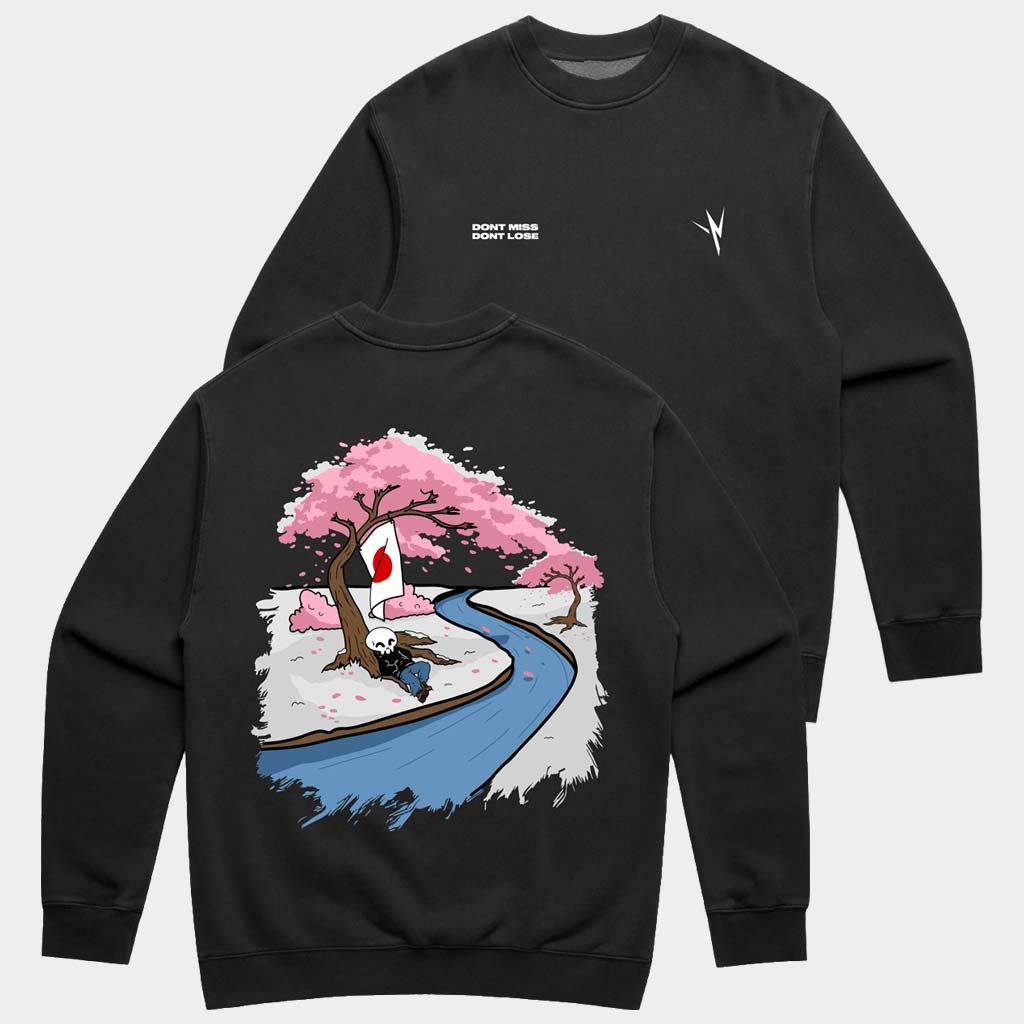 NiceWigg Merch Don't Miss Don't Lose Black Sweatshirt Gift Ideas For Gamer Fans