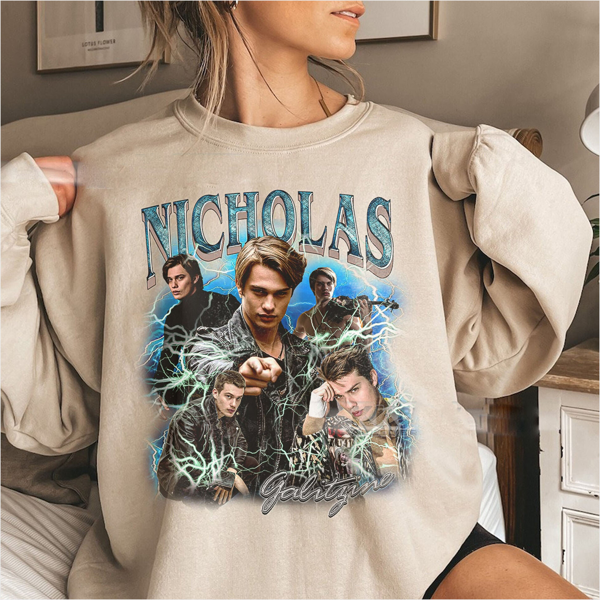 Nicholas Galitzine Sweatshirt, Nicholas Galitzine Tees, Character Purple HearShirt Gifts For Him