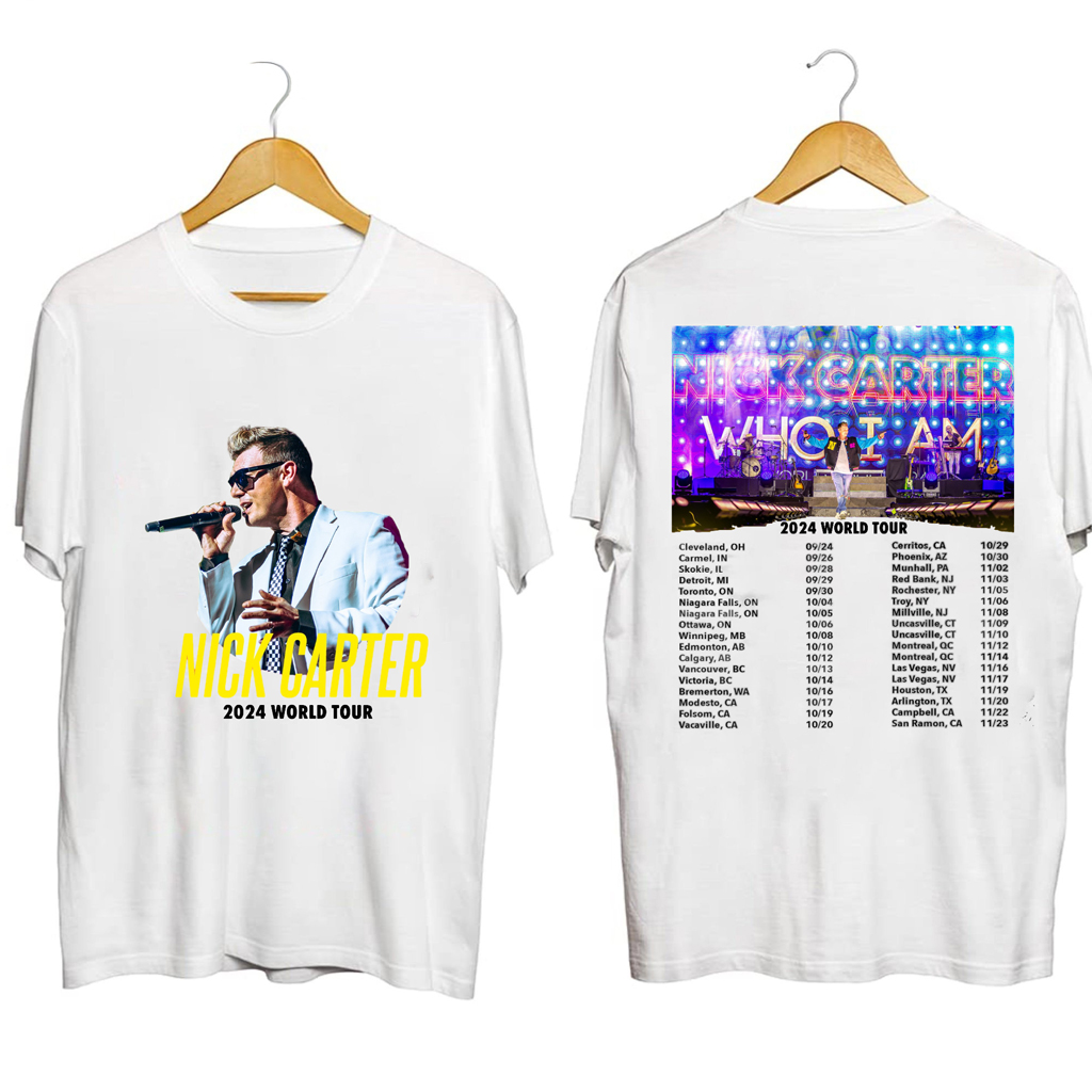 Nick Carter Who I Am Tour Shirt Nick Carter Merch Gifts For Music Lovers Nick Carter Who I Am Tour Shirt Nick Carter Merch Gifts For Music Lovers