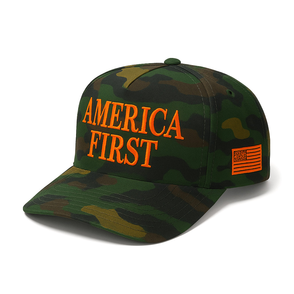Nick Fuentes Merch America First Camo Baseball Cap Gift For Patriot