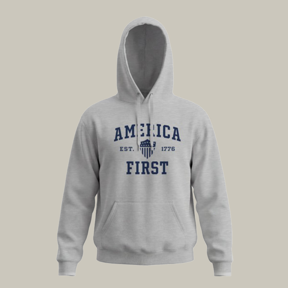 Nick Fuentes Merch America First Est 1776 Hoodie US Election Apparel Unique Gifts For American