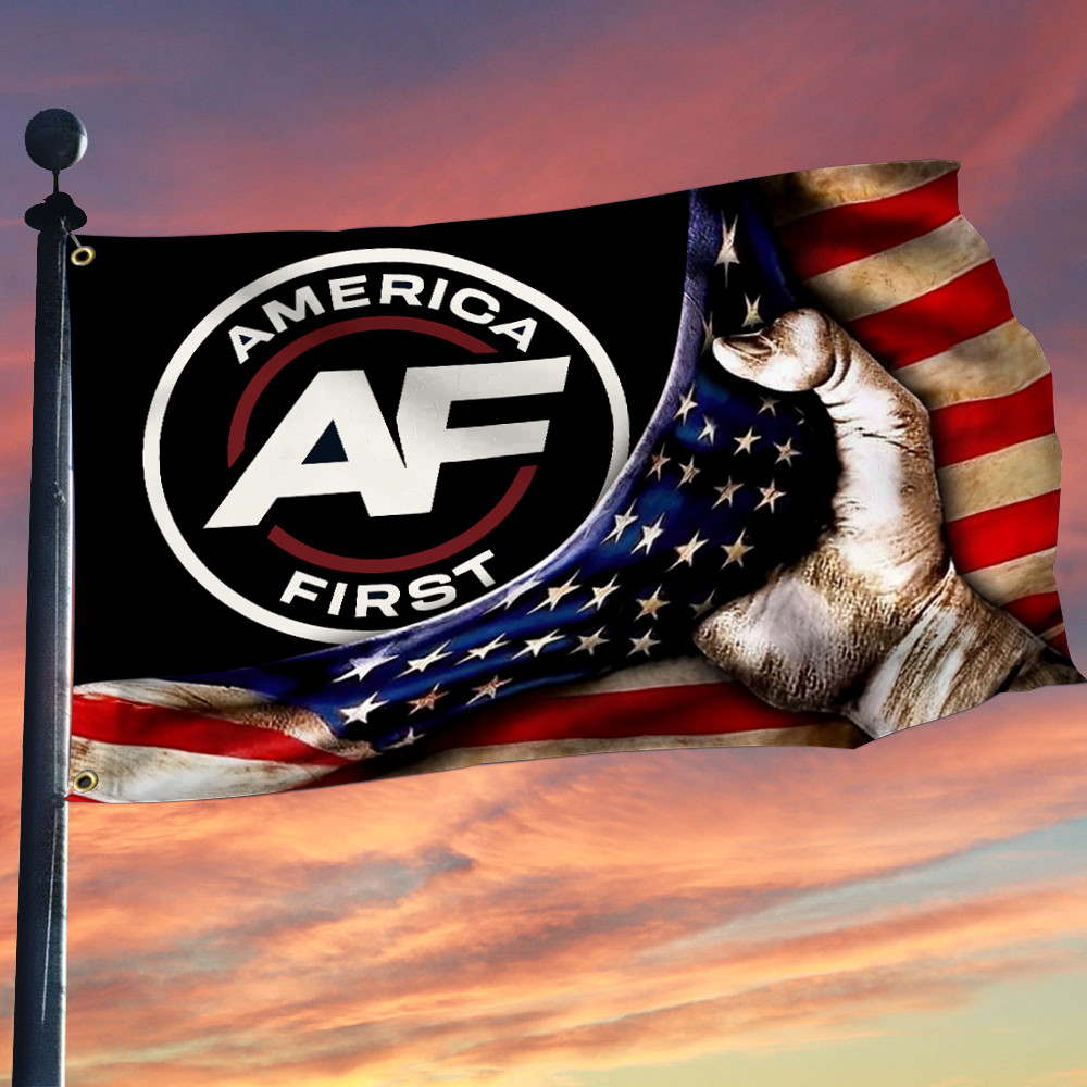 Nick Fuentes Merch America First Flag American Nationalism USA Pride Flag Gift For Dad