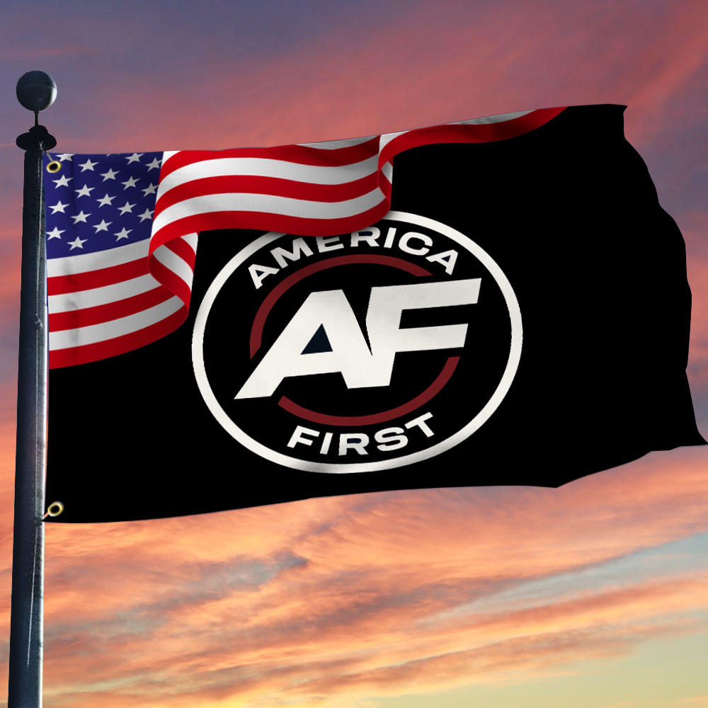 Nick Fuentes Merch America First Flag Defending American Values USA Pride Flag American Gift