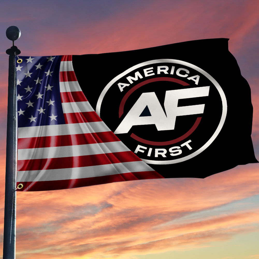 Nick Fuentes Merch America First Flag Veterans Day Decor Defending American Values Flag