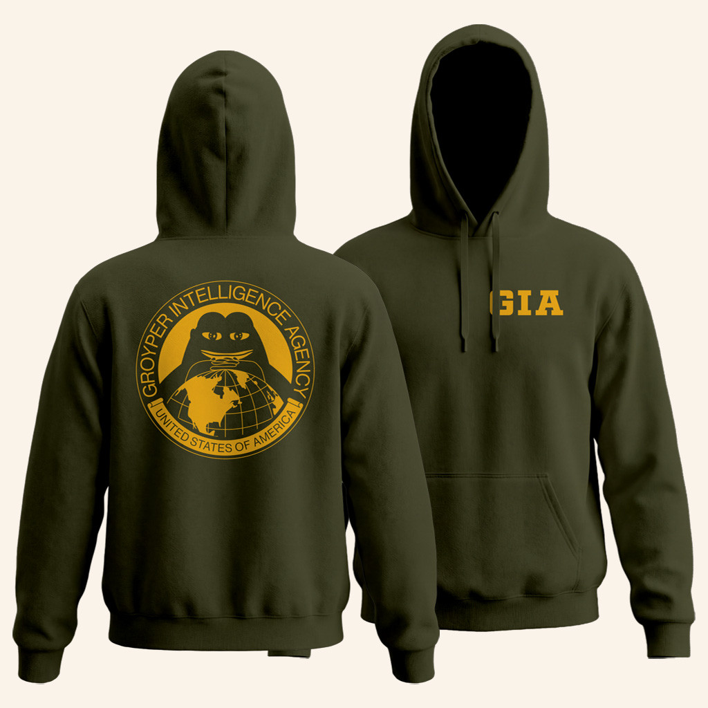 Nick Fuentes Merch GIA Hoodie Groyper Intelligence Agency Frog Hoodie Gifts For Friends Nick Fuentes Merch GIA Hoodie Groyper Intelligence Agency Frog Hoodie Gifts For Friends
