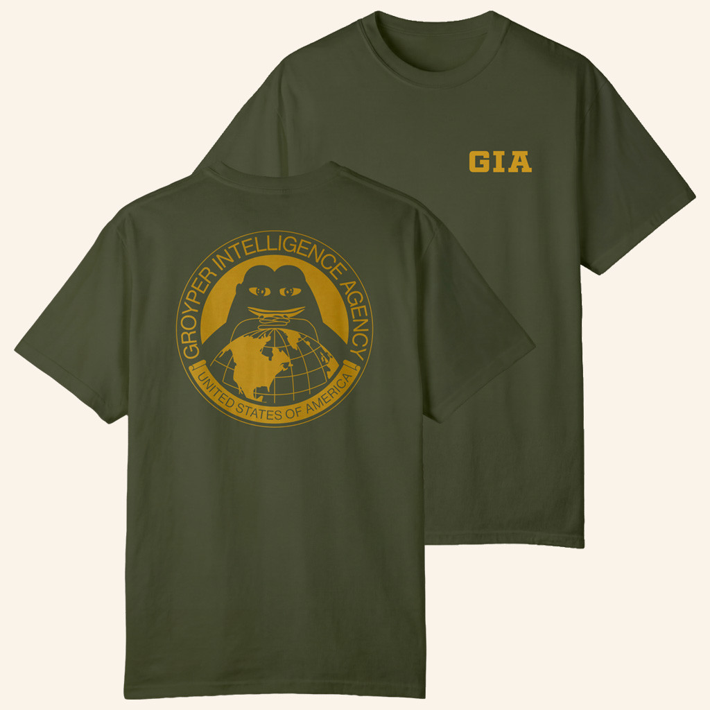 Nick Fuentes Merch GIA T-Shirt Groyper Intelligence Agency Frog Shirt Gifts For Him